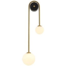 Globe Glazen Wandlamp Verlichting Moderne Messing Wandlamp