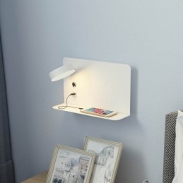 Wandlamp Draaibare Wandlamp met USB-oplaadpoort