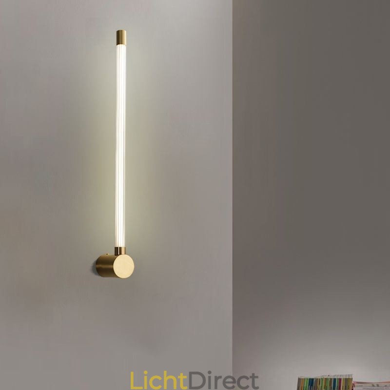 Messing wandlamp moderne acryl strip wandlamp