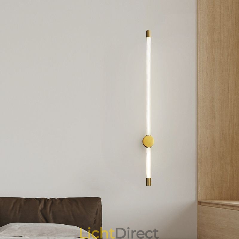 Messing wandlamp moderne acryl strip wandlamp