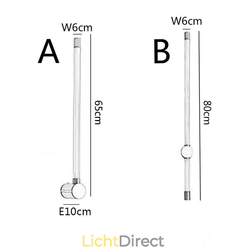 Messing wandlamp moderne acryl strip wandlamp