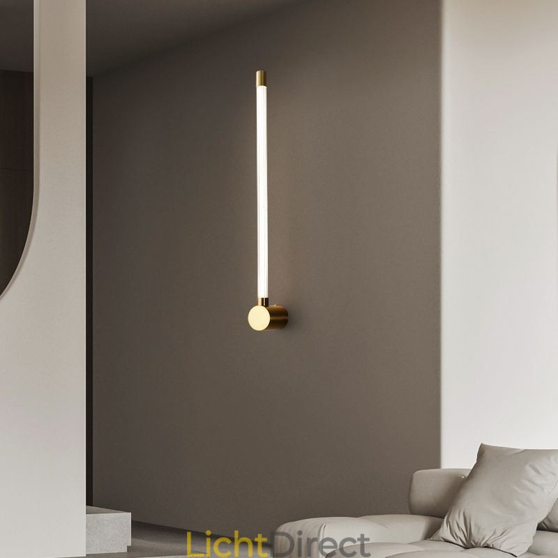 Messing wandlamp moderne acryl strip wandlamp