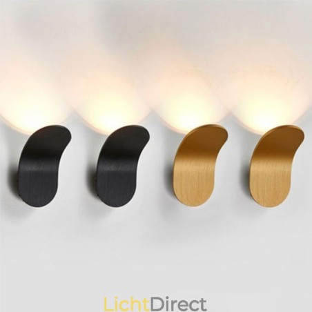 Minimalistische aluminium wandlamp Minimalistische aluminium wandlamp