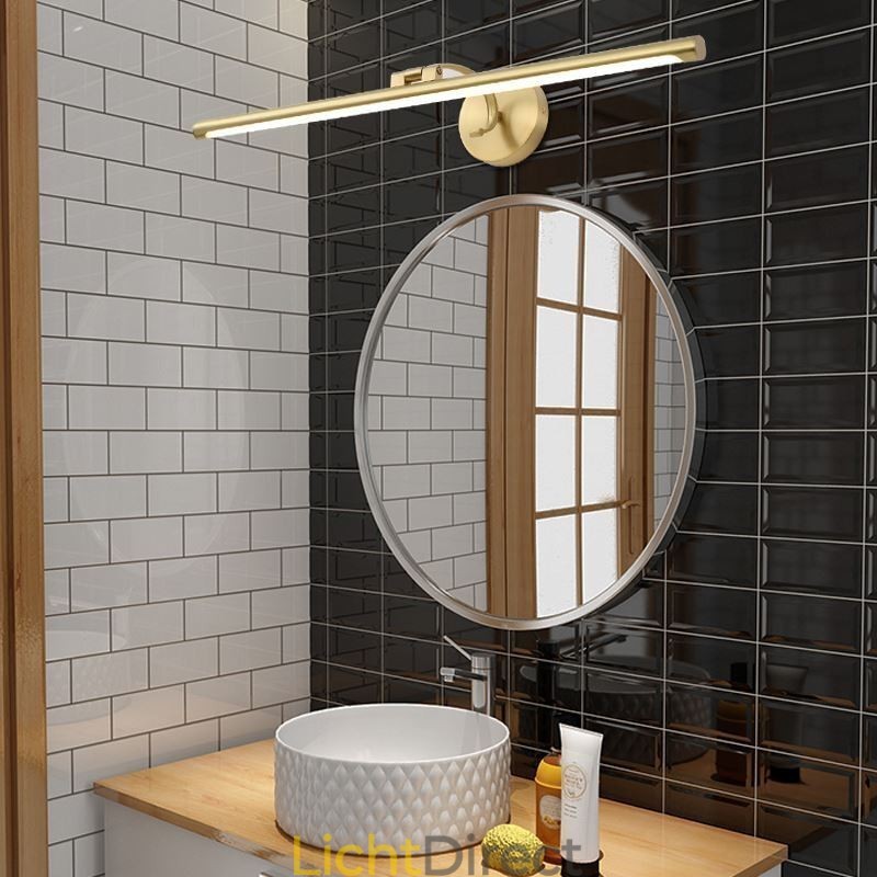 Nordic Mirror Front Light Messing Acryl Wandlamp