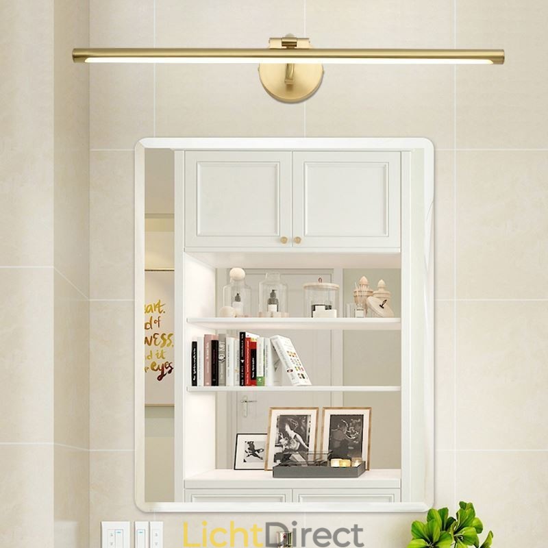 Nordic Mirror Front Light Messing Acryl Wandlamp