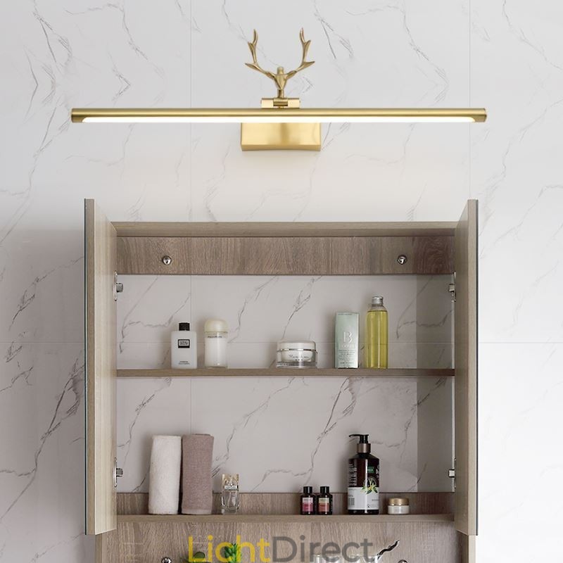 Nordic Messing Wandlamp Spiegel Frontlicht