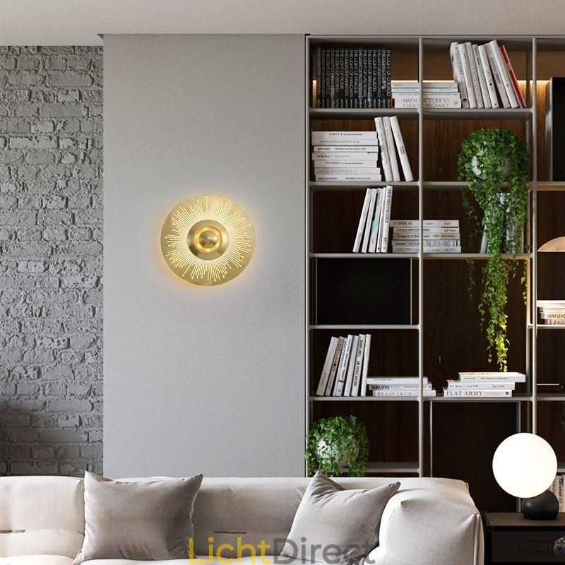 Nordic messing wandlamp holle ronde vorm wandlamp