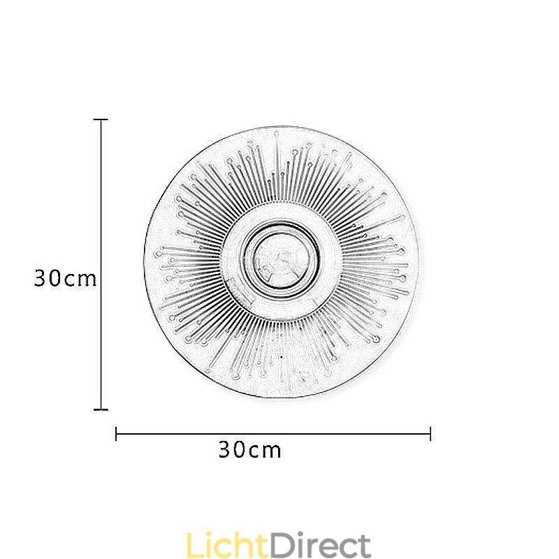 Nordic messing wandlamp holle ronde vorm wandlamp