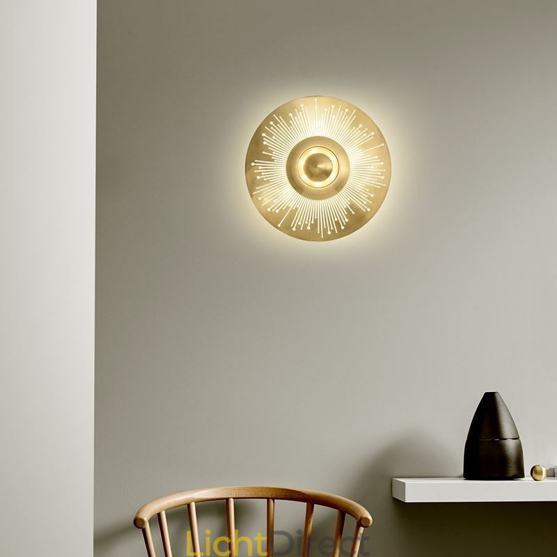Nordic messing wandlamp holle ronde vorm wandlamp