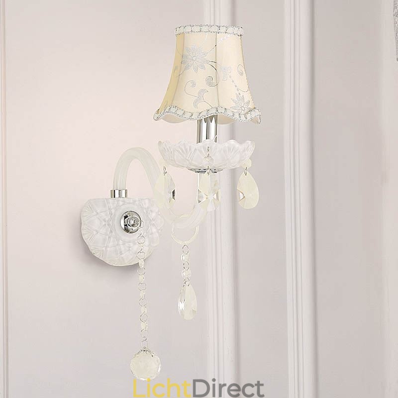 Klassieke Europese stijl kristallen wandlamp elegante wandlamp