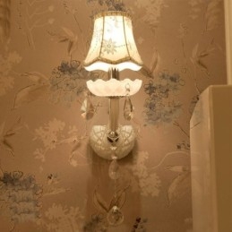 Klassieke Europese stijl kristallen wandlamp elegante wandlamp