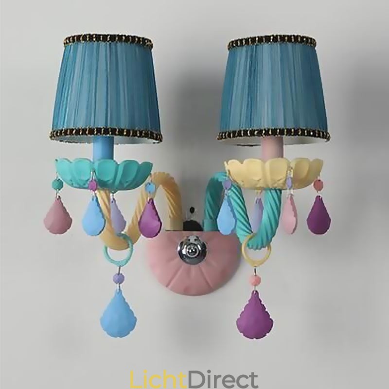 Europese Kristallen Wandlamp Macaron Kleurrijke Wandlamp