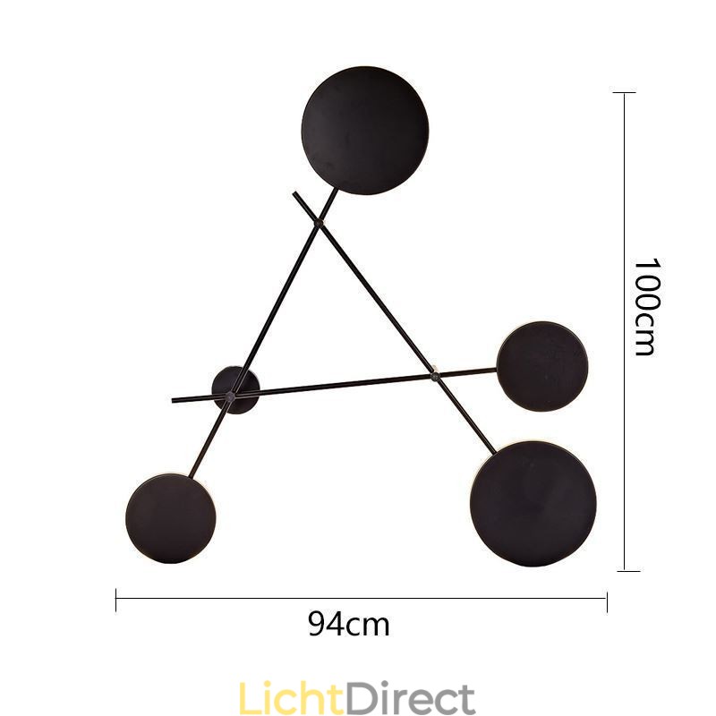 Moderne wandlamp geometrische vorm ijzeren armatuur wandlamp
