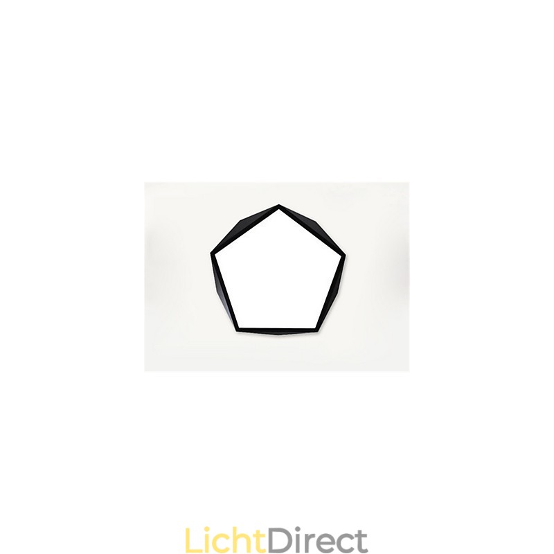 Gemonteerde moderne nachtlamp wit + warm witte kleur plafondverlichting