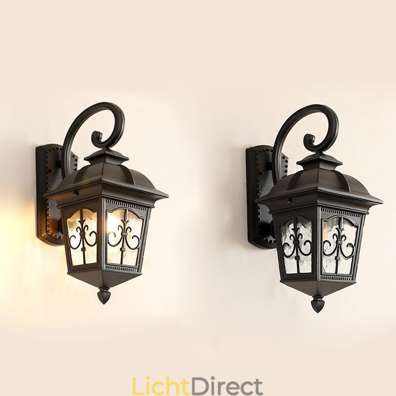 Europese Retro Buiten Wandlamp Waterdichte Pijlbloem Wandlamp