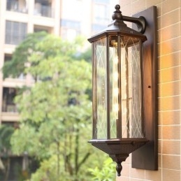 Chinese buitenwandlamp met enkele kop, waterdichte streamerwandlamp