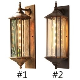 Chinese buitenwandlamp met enkele kop, waterdichte streamerwandlamp