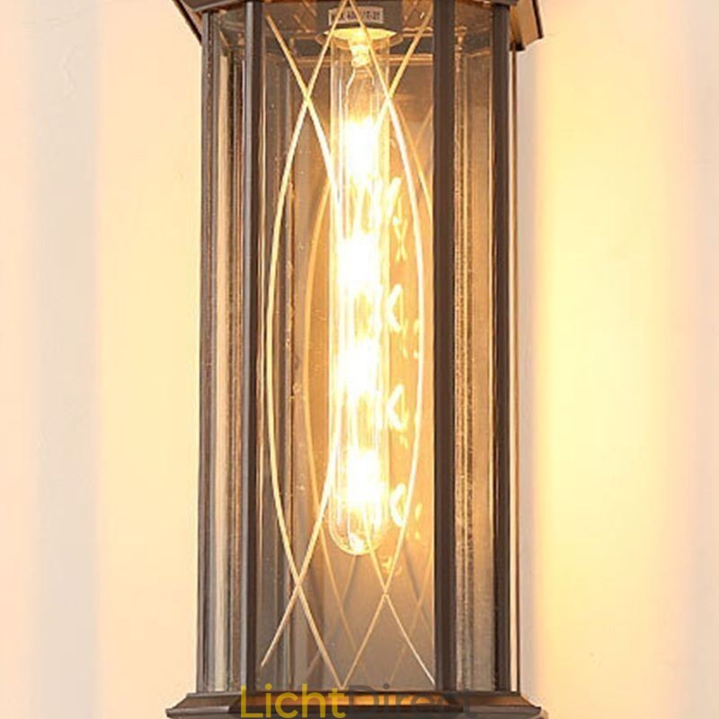 Chinese buitenwandlamp met enkele kop, waterdichte streamerwandlamp