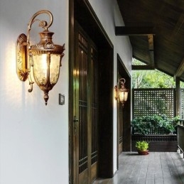 Europese Buitenlamp Waterdichte Enkele Kop Wandlamp Binnenplaats Gang Tuin