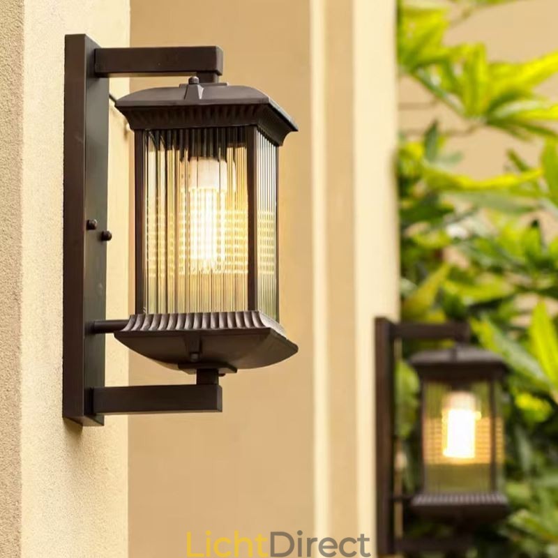 Chinese Buitenlamp Waterdichte Glazen Wandlamp Binnenplaats Gang Tuin Balkon