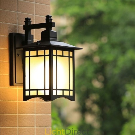 Chinese Stijl Buitenlamp Waterdicht Paviljoen Vorm Wandlamp Tuin Balkon Chinese Stijl Buitenlamp Waterdicht Paviljoen Vorm Wandlamp Tuin Balkon
