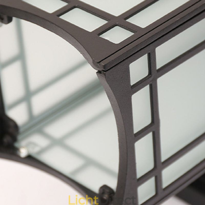 Chinese Stijl Buitenlamp Waterdicht Paviljoen Vorm Wandlamp Tuin Balkon
