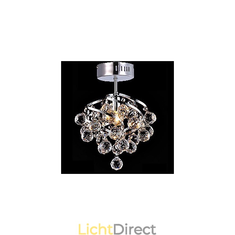Moderne eigentijdse traditionele klassieke landelijke kristallen chroom kristallen kroonluchter hanglamp