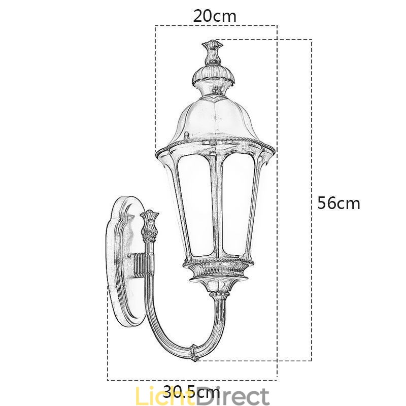 Moderne eenvoudige buitenlamp waterdichte pruimenbloesem wandlamp binnenplaats gang tuin