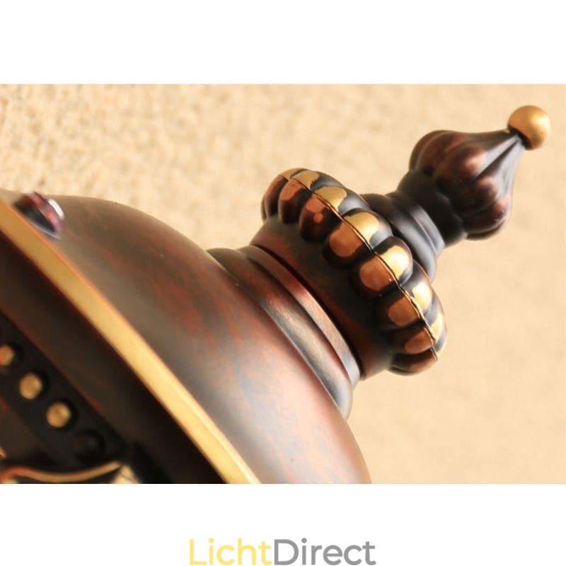Europese Retro Buiten Wandlamp Waterdichte Gebeeldhouwde Wandlamp Tuin Balkon Binnenplaats