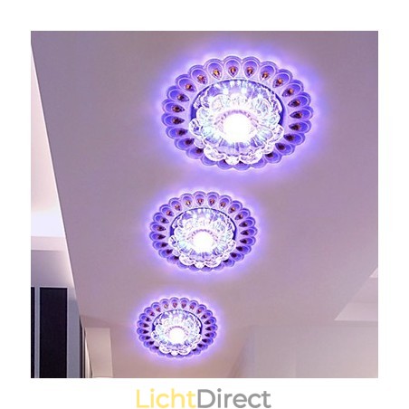 Kristallen plafondlamp Spotlight SMD 3W Creatieve lamp Buislamp Kleurrijke kleur Koepellamp Kristallen plafondlamp Spotlight SMD 3W Creatieve lamp Buislamp Kleurrijke kleur Koepellamp