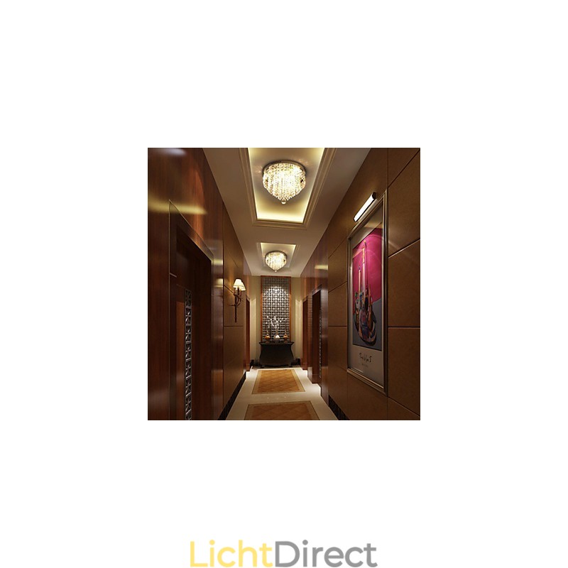 Moderne eigentijdse kristallen metalen inbouwkast