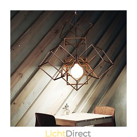 Hanglamp 1 licht vintage minimalistische ijzeren schilderij kroonluchter Hanglamp 1 licht vintage minimalistische ijzeren schilderij kroonluchter