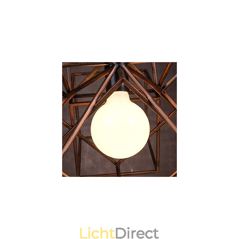 Hanglamp 1 licht vintage minimalistische ijzeren schilderij kroonluchter