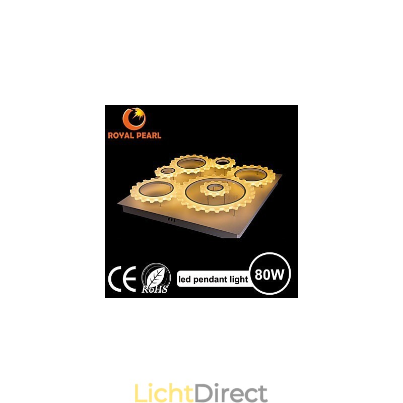 Koele witte Epistar Chips 80W hanglamp