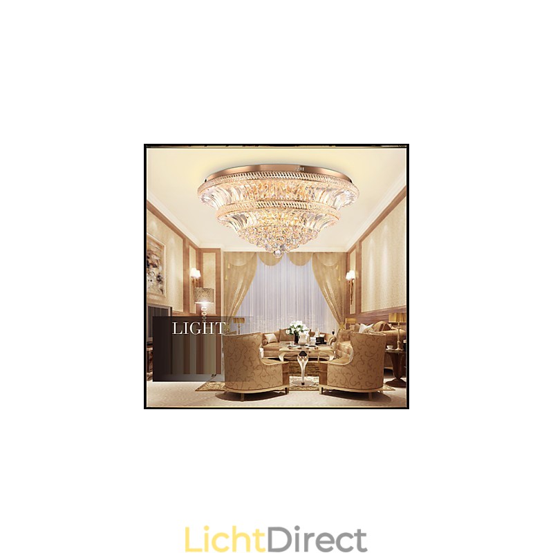 Moderne Luxe 9Modern Kristallen Plafondlamp Absorb Koepellamp Diameter 80CM
