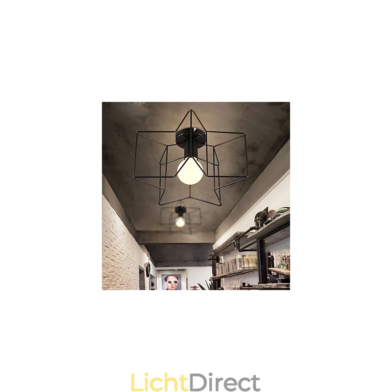Pentagram Moderne Creatieve Verandaverlichting Om Het Licht Van De Koepel Te Absorberen