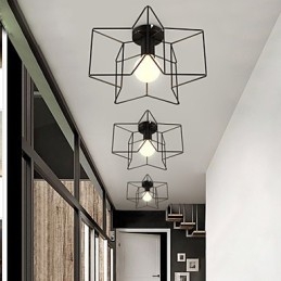 Pentagram Moderne Creatieve Verandaverlichting Om Het Licht Van De Koepel Te Absorberen