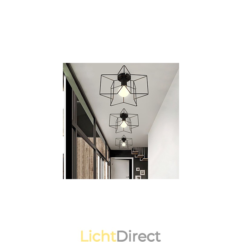 Pentagram Moderne Creatieve Verandaverlichting Om Het Licht Van De Koepel Te Absorberen