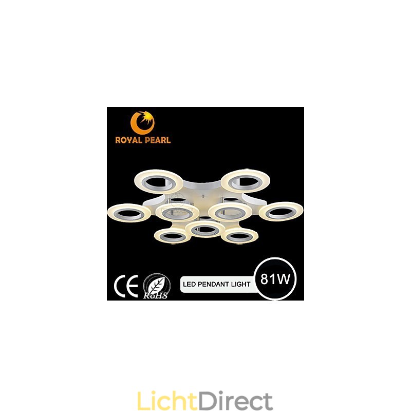 Warme witte, populaire cirkelvormige hanglamp voor winkelcentrum