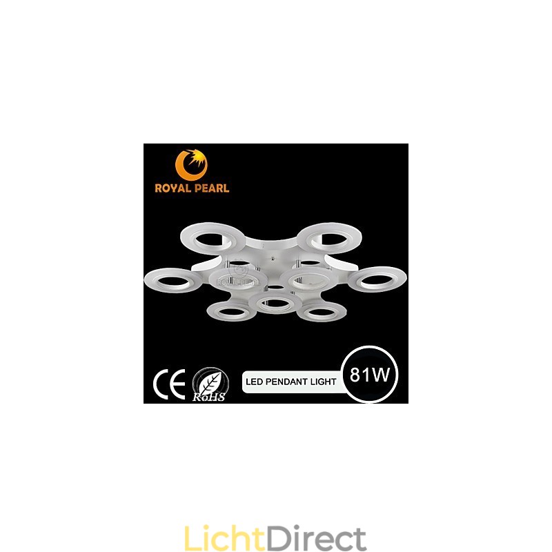 Warme witte, populaire cirkelvormige hanglamp voor winkelcentrum