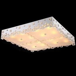 Kristallen inbouw moderne eigentijdse metalen