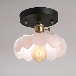 Flush Mount Retro Verlichting Verlichting Glazen Plafondlamp