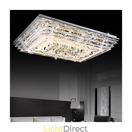 Inbouwlamp met drie kleuren en afstandsbediening, modern eigentijds glas Inbouwlamp met drie kleuren en afstandsbediening, modern eigentijds glas