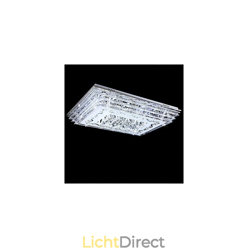 Inbouwlamp met drie kleuren en afstandsbediening, modern eigentijds glas