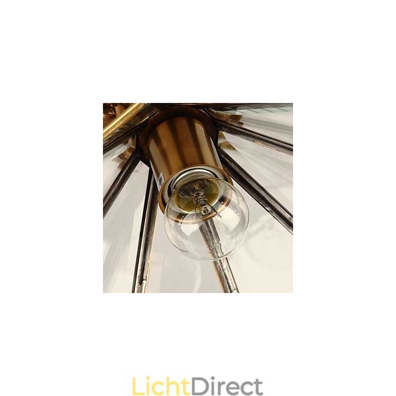 Traditionele klassieke mini-stijl messing metalen inbouwspots