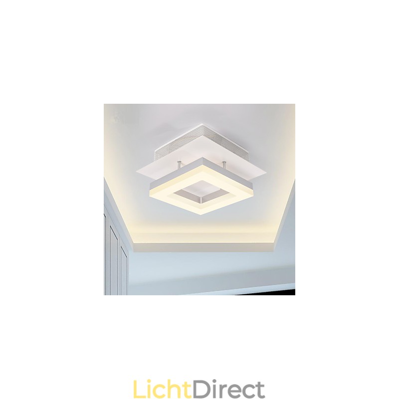 9W moderne eigentijdse acryl inbouwspot
