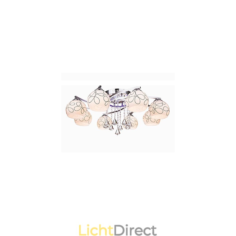 Kroonluchter Modern Crystal Living 8 lampen