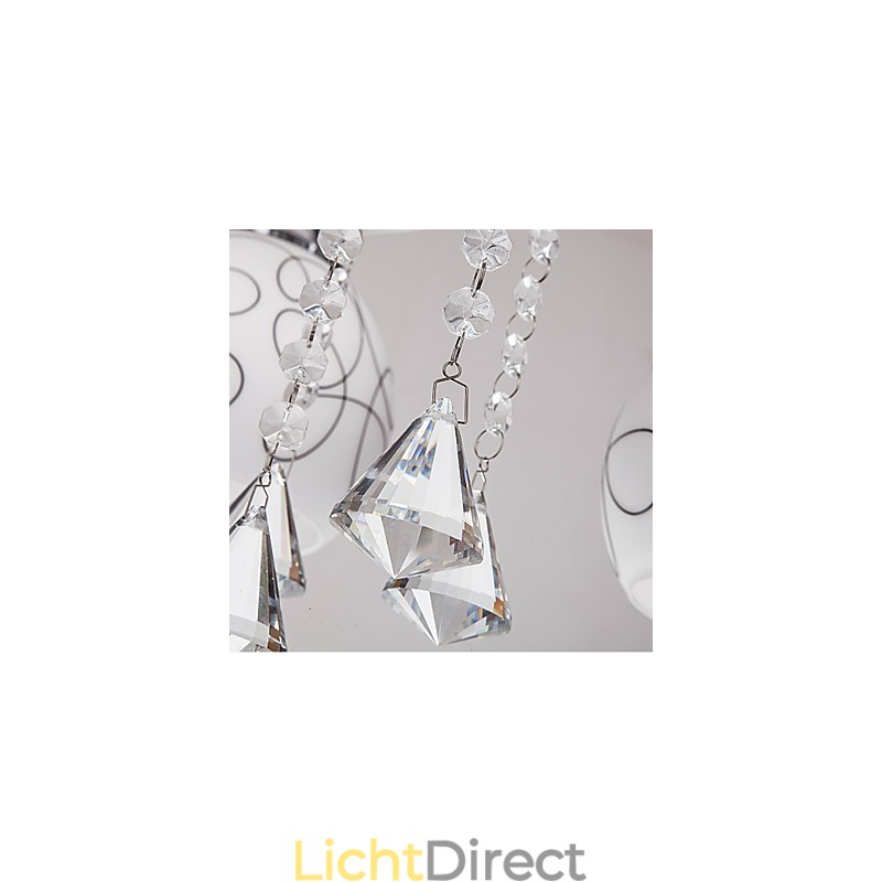 Kroonluchter Modern Crystal Living 8 lampen