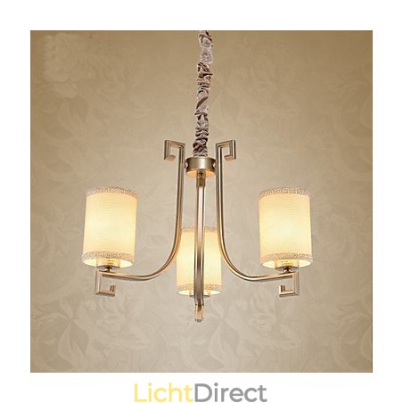 De Chinese Stijl Kroonluchter IJzer Koper Imitatie Lucht Lampen