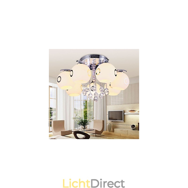 Moderne, eigentijdse, inbouw kristalglas